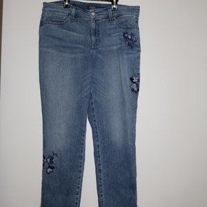 NYDJ Embroidered Boyfriend Style